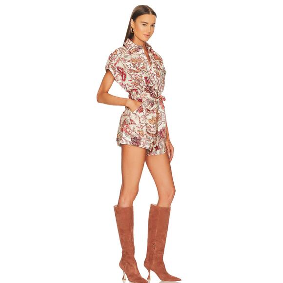 Zimmermann Vitali Roll Cuff Playsuit $595‎ size medium - Picture 2 of 8